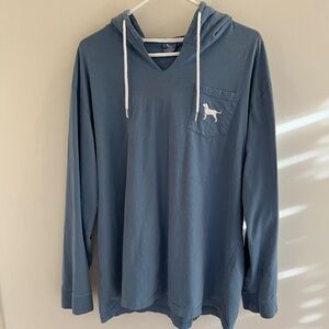 THE BLACK DOG— Lightweight T Shirt Hoodie, size XL